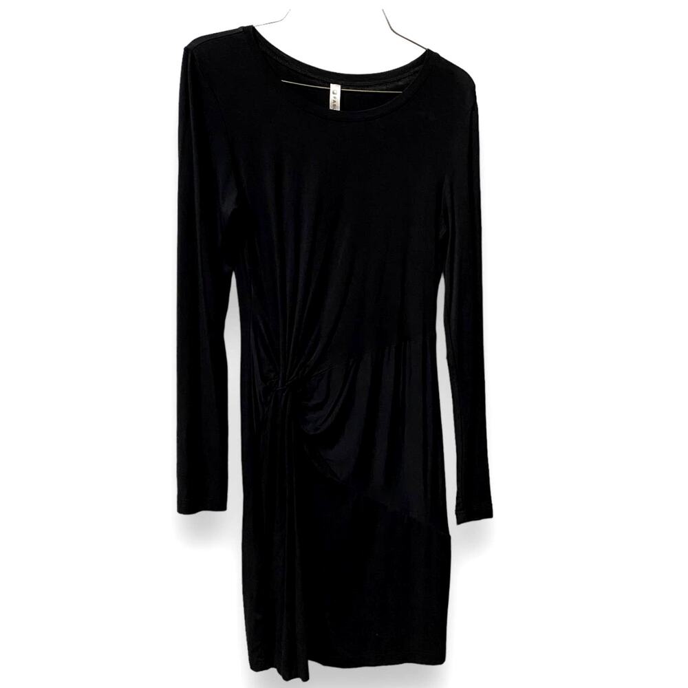 Fabletics  Womans  Dress Black  Pencil Style Knotted Hip Soft Lightweight